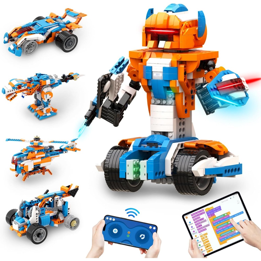 Kids Education Free App - ชุดสร้างหุ่นยนต์ Apitor Robot X 12-in-1 ชุด