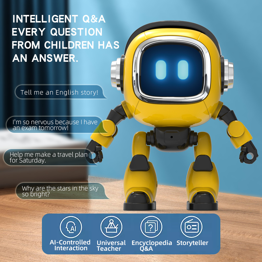 Kids Education Toys - หุ่นยนต์ DeepSeek AI ควบคุมด้วยเสียง พร้อมฟังก์ชันเล่านิทาน สารานุกรม