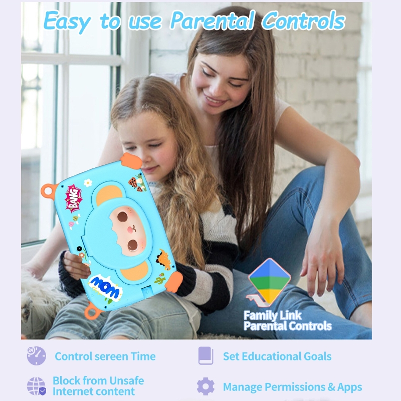 Kids Education Toys - แท็บเล็ตสำหรับเด็ก หน้าจอขนาด 7 นิ้ว เครื่องเรียนรู้ ของเล่นเสริมพัฒนาการสำหรับเด็กเล็ก