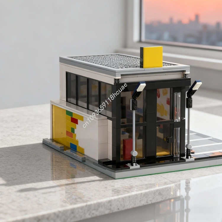 Kids Education Store - 950 ชิ้น MOC Store โมดูลาร์ โมเดล