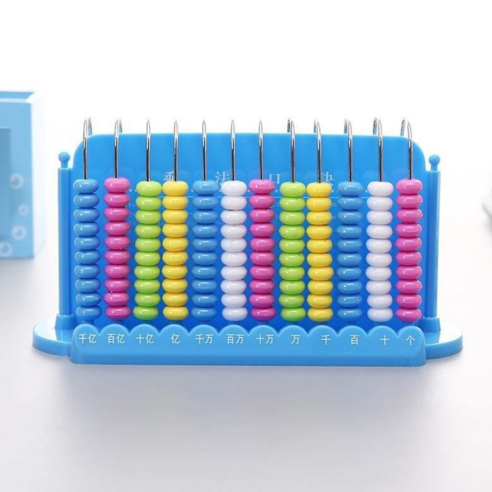 Abacus Counting Bead - ลูกคิด 12 แท่ง สำหรับเด็ก เรียนรู้คณิตศาสตร์ ลูกปัดพลาสติก