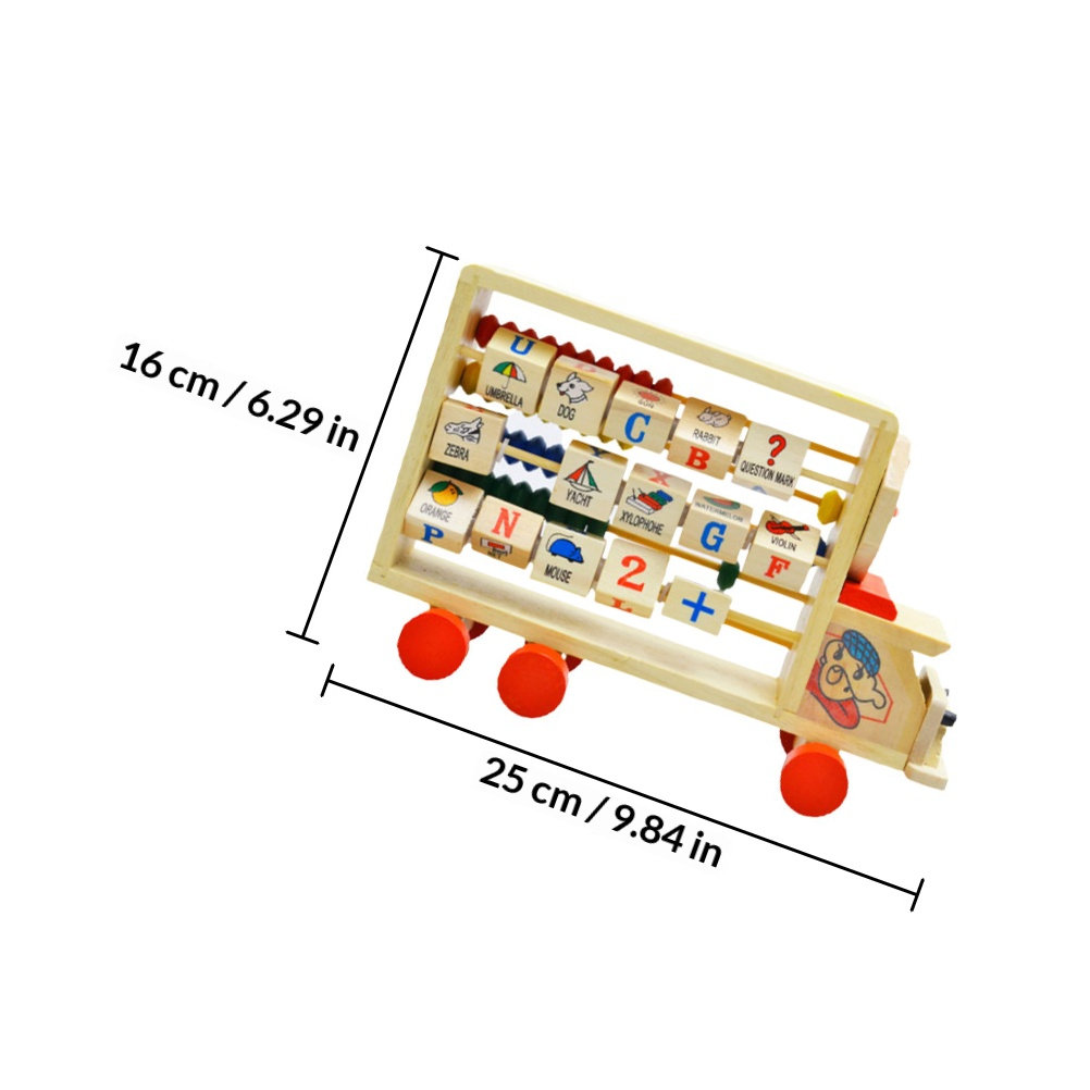 ลูกคิดไม้สำหรับเด็ก ลูกปัดหลาก - Abacus Counting Bead บทวิจารณ์และราคา