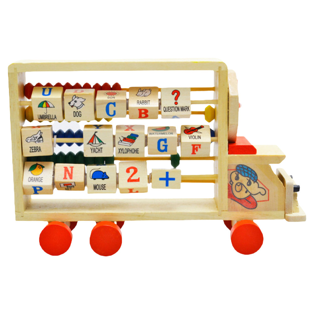 ลูกคิดไม้สำหรับเด็ก ลูกปัดหลาก - Abacus Counting Bead บทวิจารณ์และราคา