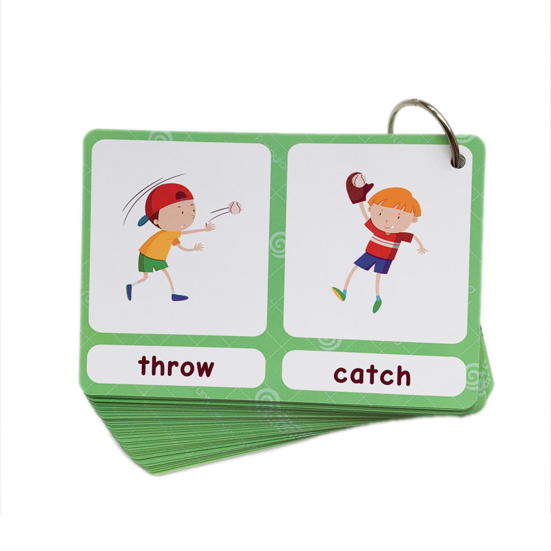 แฟลชการ์ดคำศัพท์ภาษาอังกฤษ 100 - Kids Education Toys บทวิจารณ์และราคา