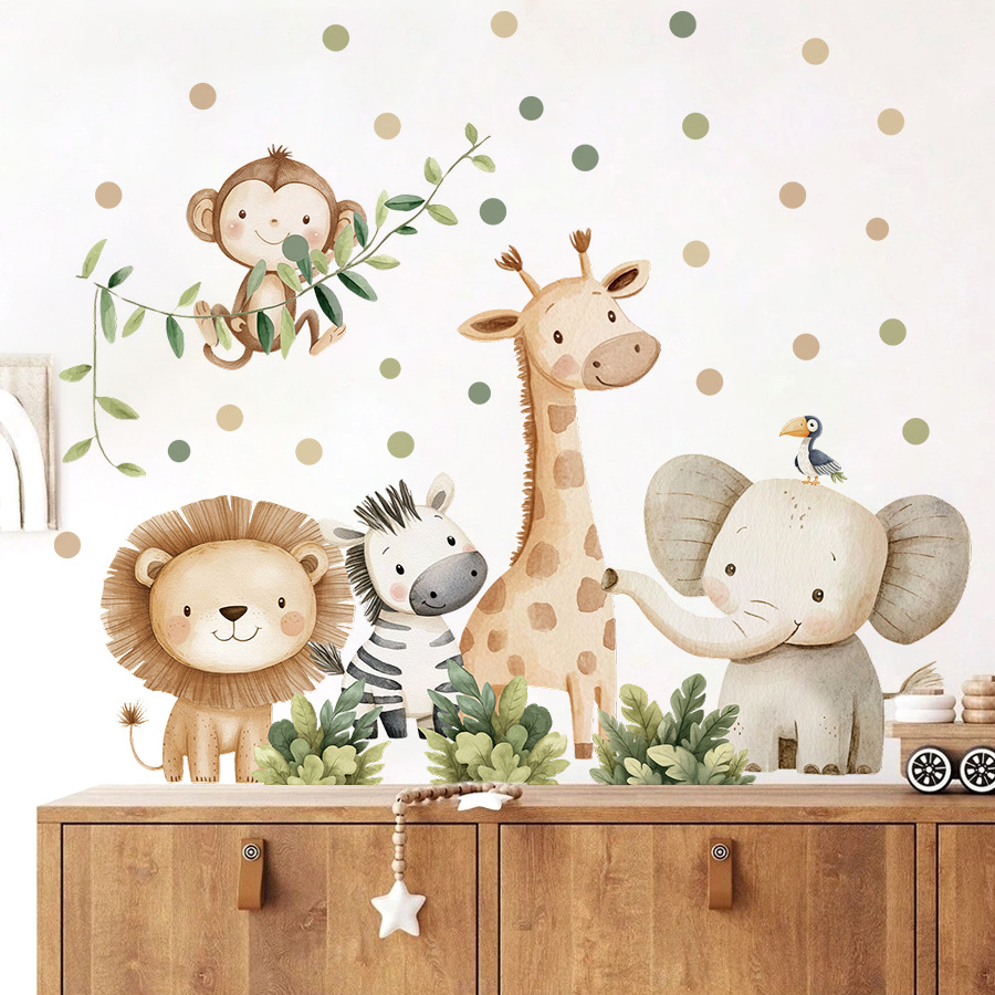 Boho สัตว์ป่าสติ๊กเกอร์ติดผนัง - Kids Education Quotes บทวิจารณ์และราคา