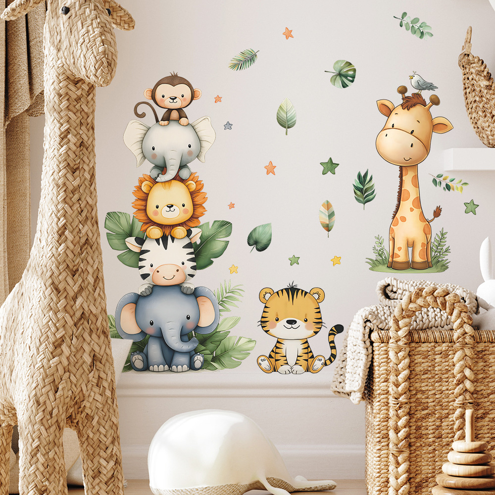 Boho สัตว์ป่าสติ๊กเกอร์ติดผนัง - Kids Education Quotes บทวิจารณ์และราคา