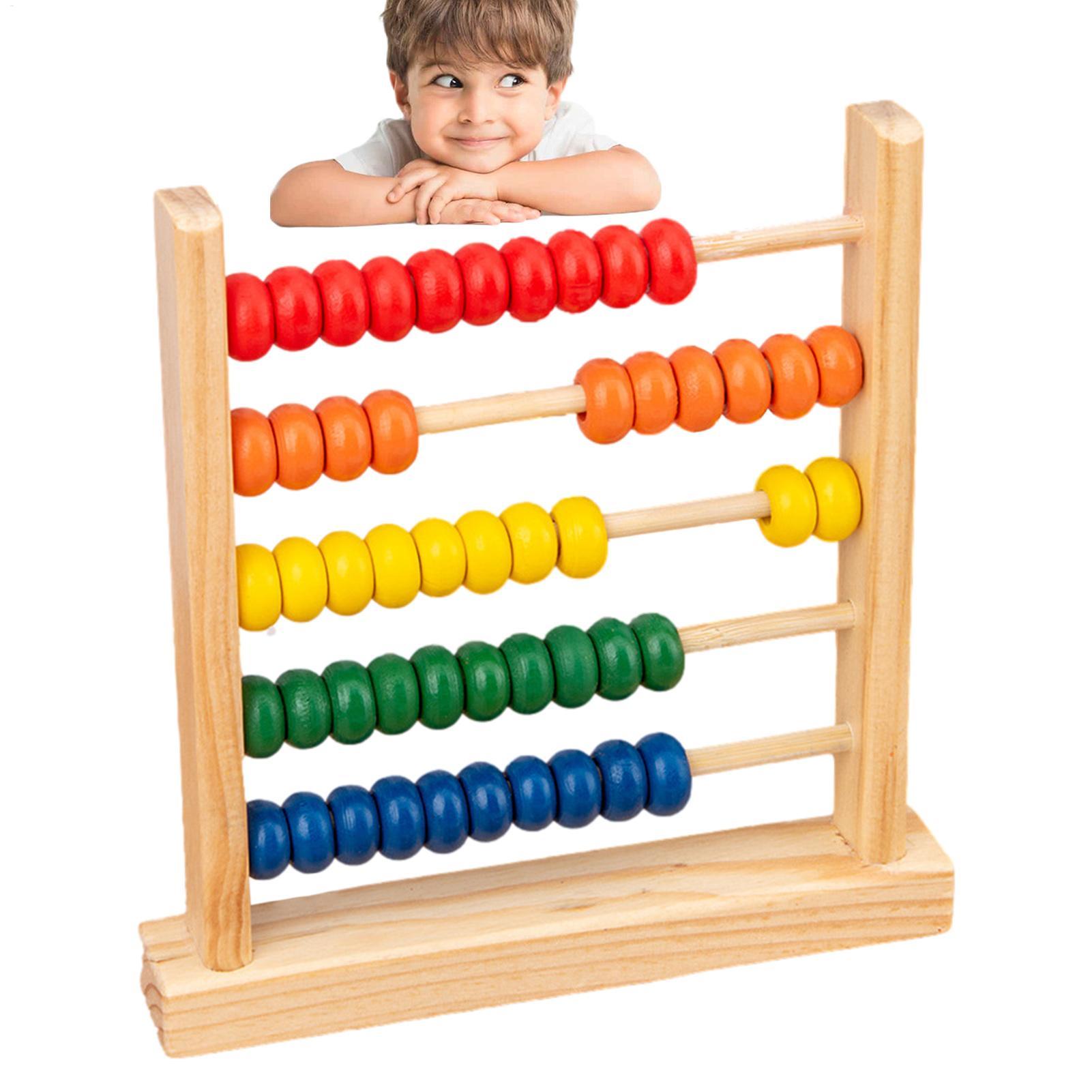 กรอบไม้ลูกคิดของเล่น ลูกคิดนับ - Abacus Counting Bead บทวิจารณ์และราคา