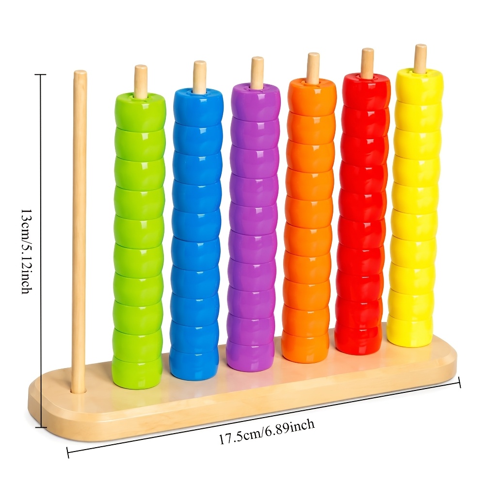 ของเล่นจับคู่ลูกปัดสำหรับเด็ก  - Abacus Counting Bead บทวิจารณ์และราคา