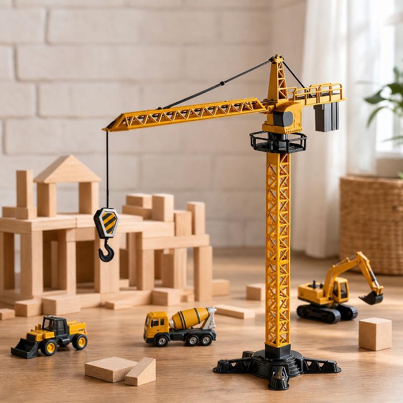 ของเล่นเครนหอคอยจำลอง งานวิศวก - Kids Education Toys บทวิจารณ์และราคา