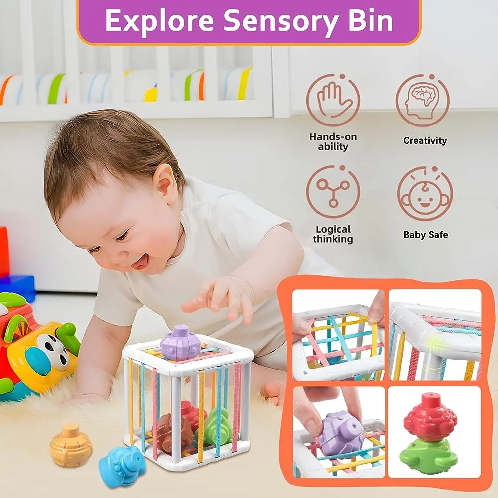 ลูกบาศก์เรียงรูปทรงมอนเตสซอรี่ - Kids Education Toys บทวิจารณ์และราคา
