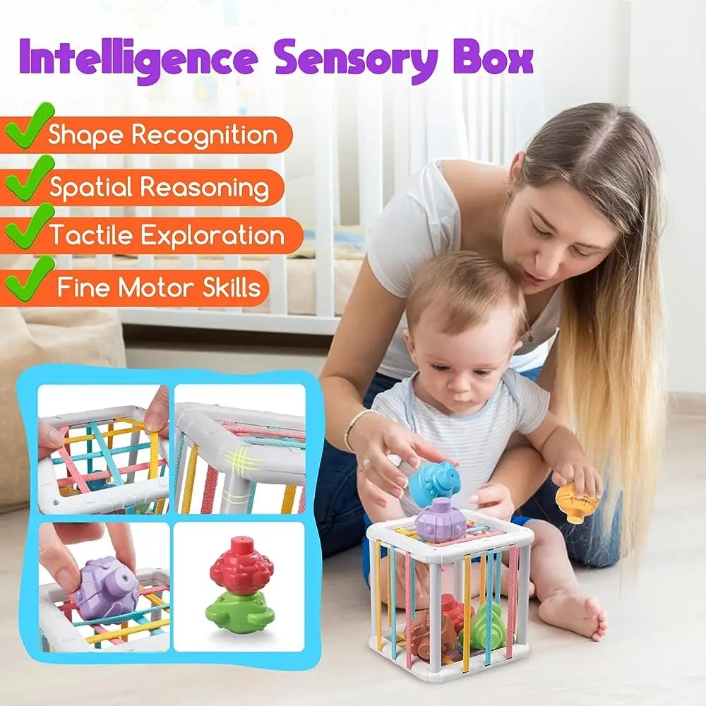 ลูกบาศก์เรียงรูปทรงมอนเตสซอรี่ - Kids Education Toys บทวิจารณ์และราคา