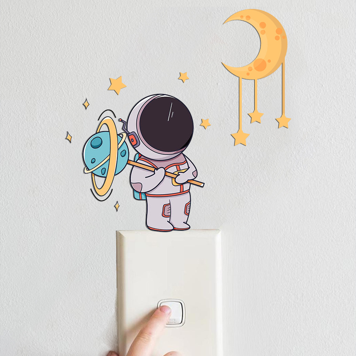 Luminous นักบินอวกาศสติ๊กเกอร์ - Kids Education Quotes บทวิจารณ์และราคา