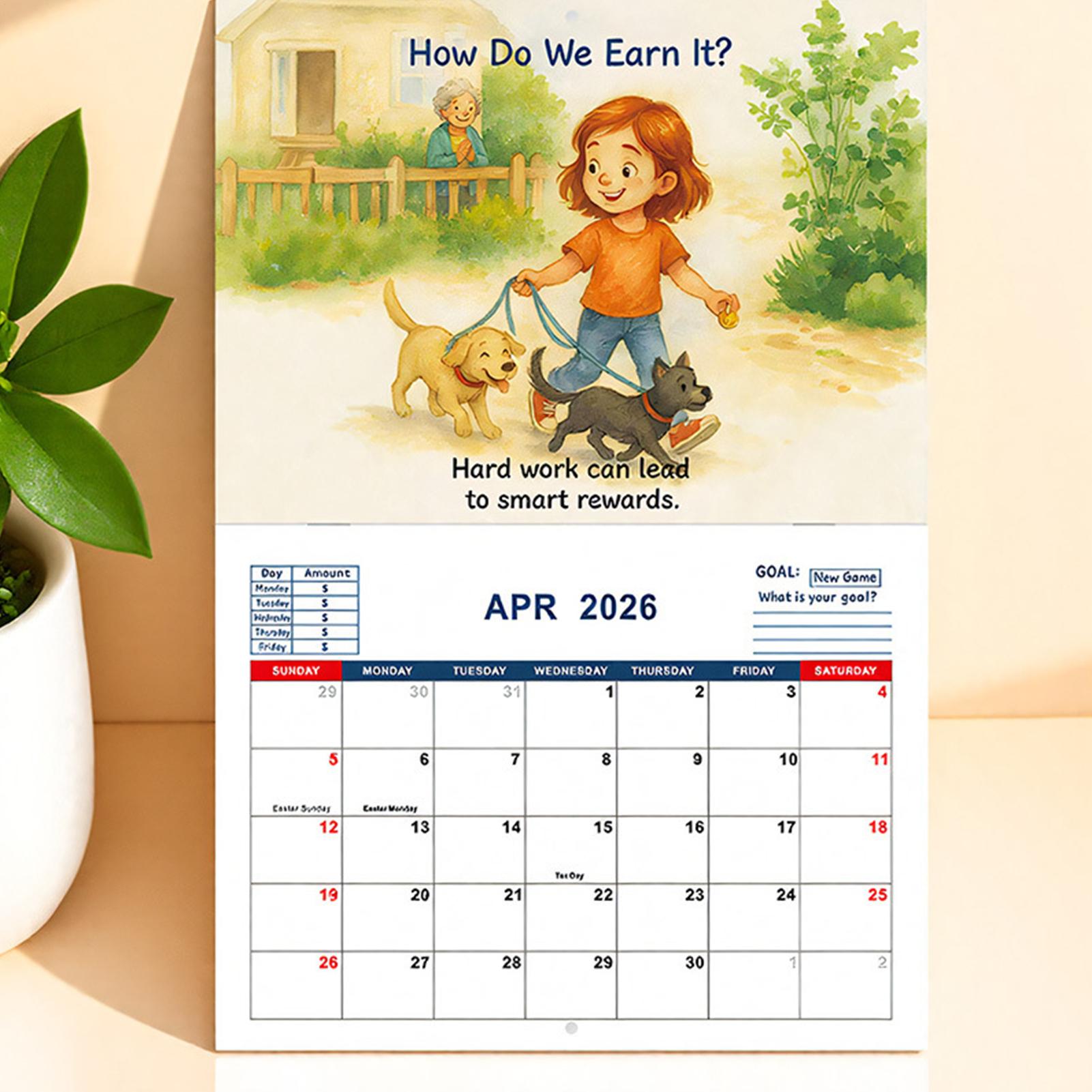 ปฏิทินสําหรับเด็ก 2026 เด็ก Mo - Kids Education Plan บทวิจารณ์และราคา