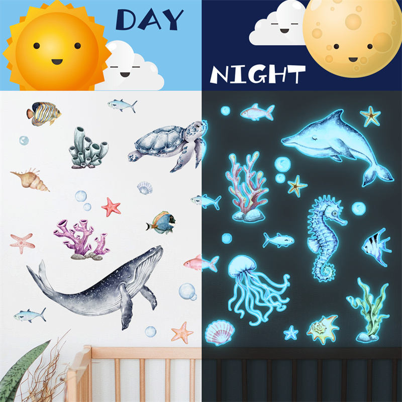 Luminous Ocean สัตว์สติ๊กเกอร์ - Kids Education Quotes บทวิจารณ์และราคา