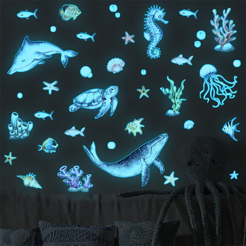 Luminous Ocean สัตว์สติ๊กเกอร์ - Kids Education Quotes บทวิจารณ์และราคา