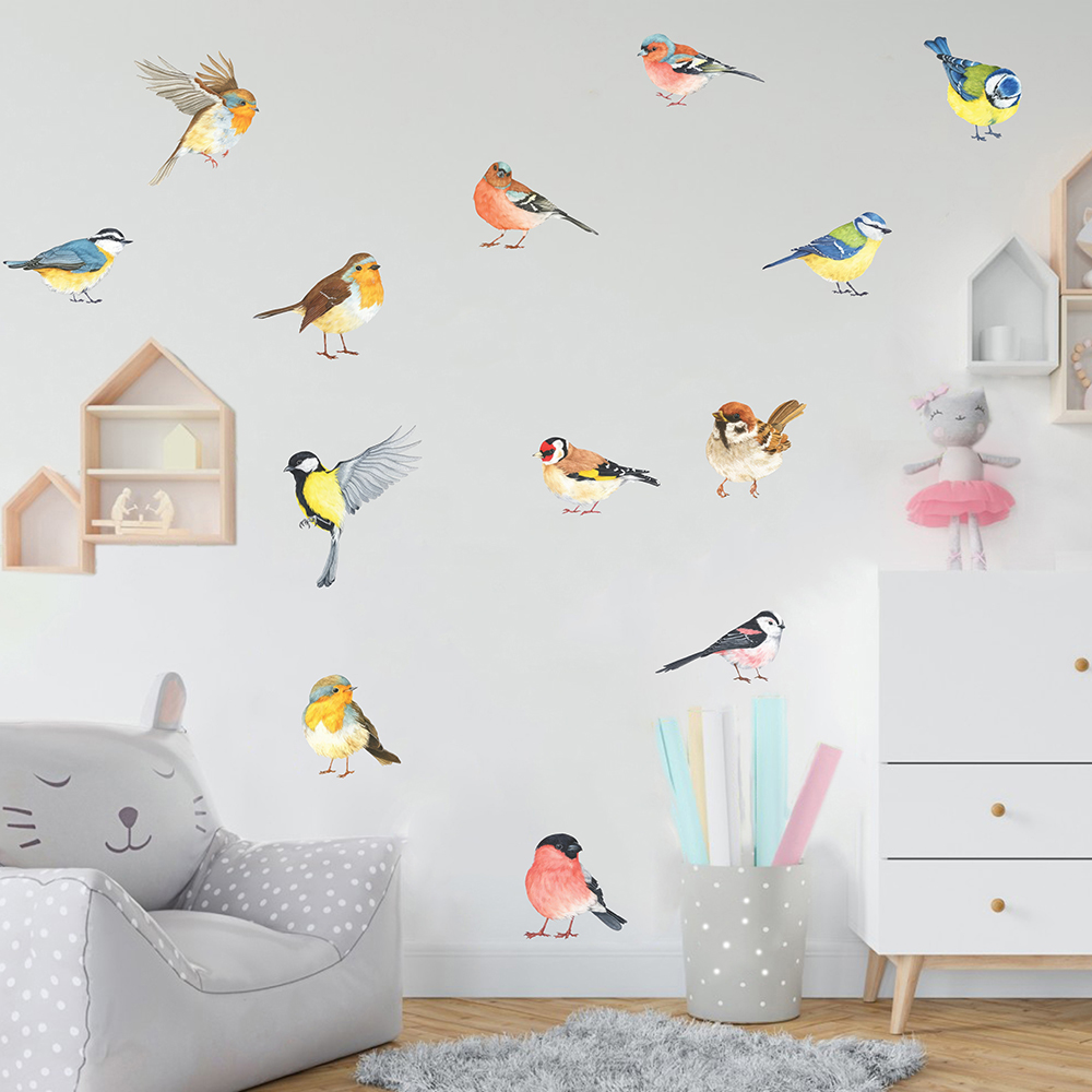 13 ชิ้น Little Birds สติ๊กเกอร - Kids Education Quotes บทวิจารณ์และราคา