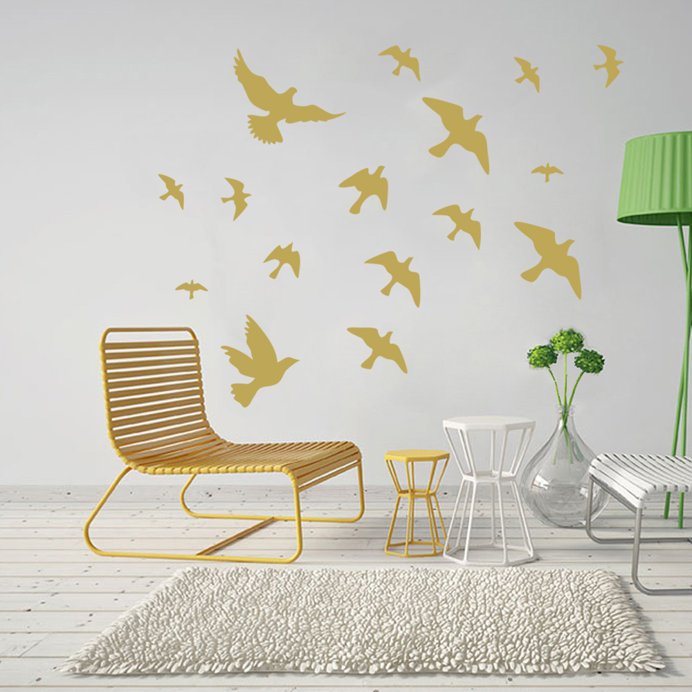 12ชิ้น/เซ็ต Bird Wall สติ๊กเกอ - Kids Education Quotes บทวิจารณ์และราคา