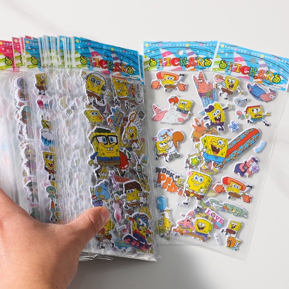 สติกเกอร์ 3 มิติ สพันจ์บ็อบ 12 - Kids First Education บทวิจารณ์และราคา