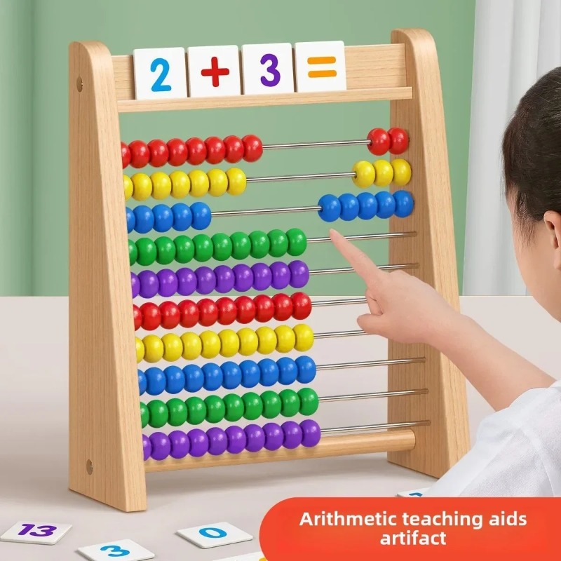 ลูกคิดไม้ ของเล่นเสริมพัฒนาการ - Abacus Counting Bead บทวิจารณ์และราคา