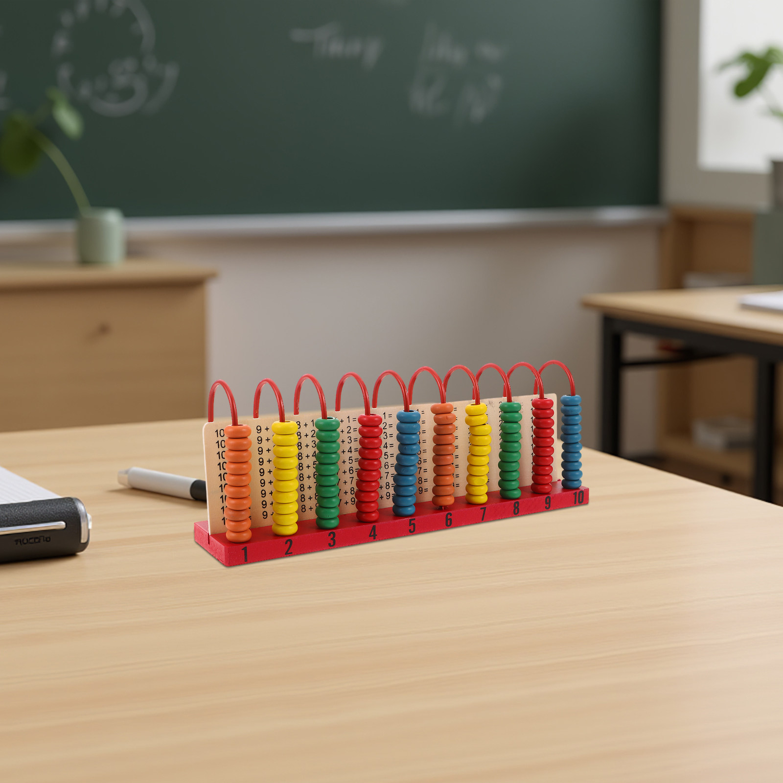 ลูกคิดไม้สำหรับเด็ก ใช้ในการเร - Abacus Counting Bead บทวิจารณ์และราคา