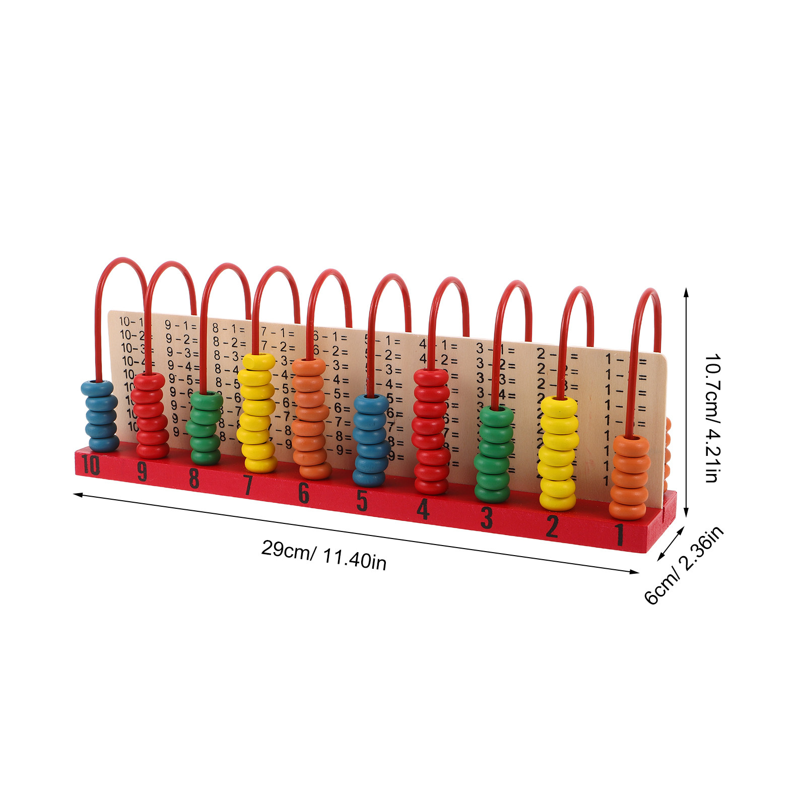 ลูกคิดไม้สำหรับเด็ก ใช้ในการเร - Abacus Counting Bead บทวิจารณ์และราคา