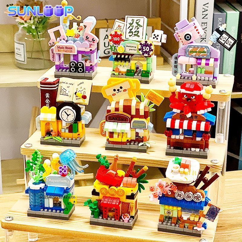 ชุดตัวต่อบล็อกอาคารร้านค้าขายส - Kids Education Store บทวิจารณ์และราคา