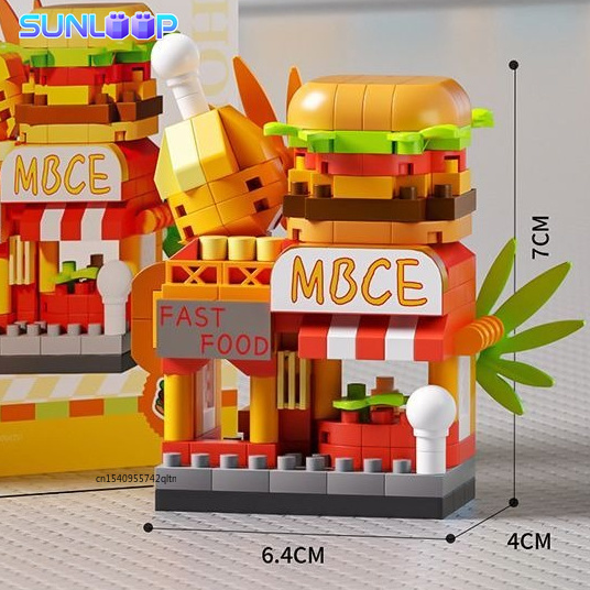 ชุดตัวต่อบล็อกอาคารร้านค้าขายส - Kids Education Store บทวิจารณ์และราคา