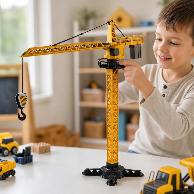 ของเล่นเครนหอคอยจำลองงานก่อสร้ - Kids Education Toys บทวิจารณ์และราคา