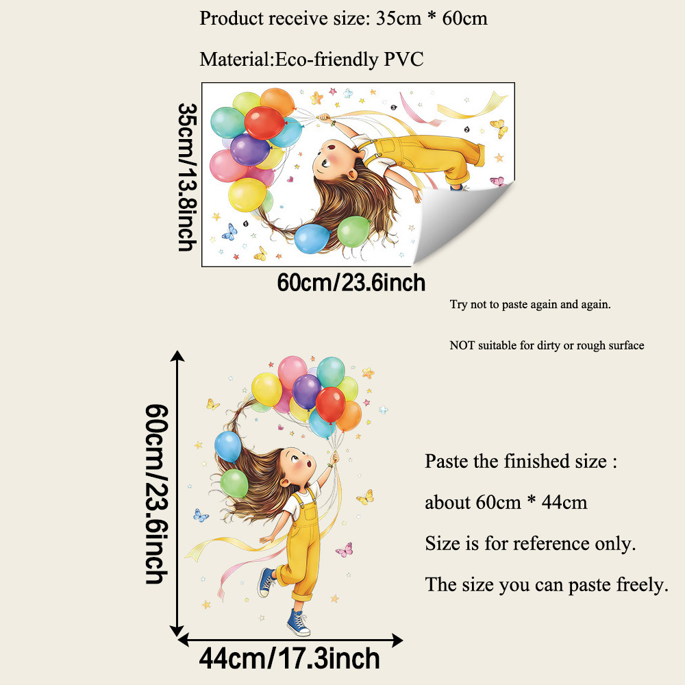 การ์ตูนสาวน้อยบอลลูนผีเสื้อสติ - Kids Education Quotes บทวิจารณ์และราคา
