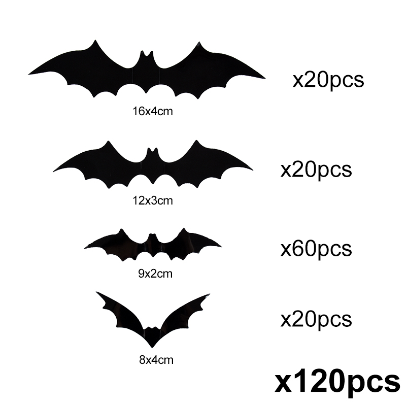 12-120 ชิ้น 3D ค้างคาวสีดําสติ - Kids Education Quotes บทวิจารณ์และราคา