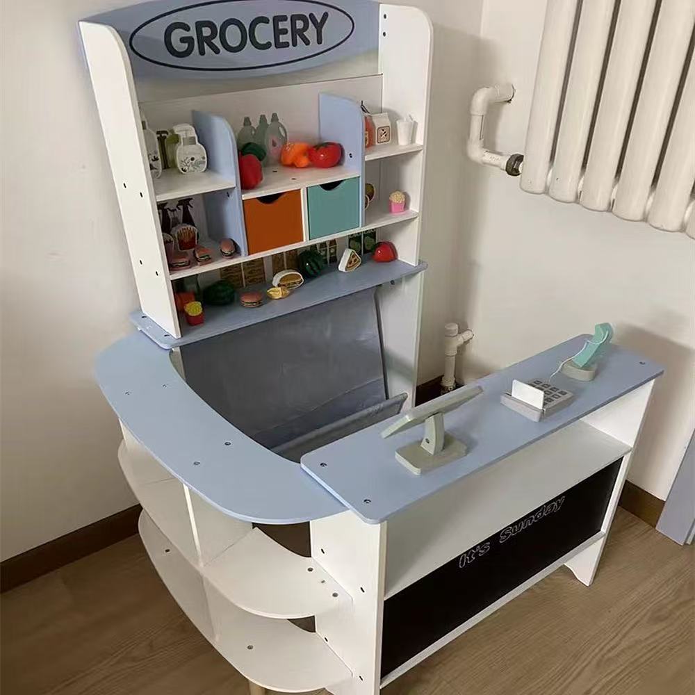 ชุดของเล่นจำลองร้านขายของชำไม้ - Kids Education Store บทวิจารณ์และราคา