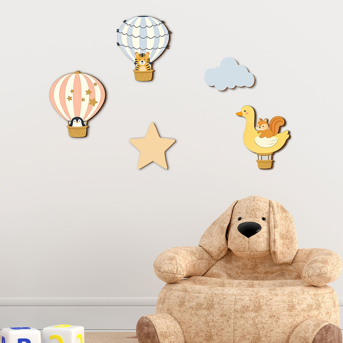 สติ๊กเกอร์ติดผนังไม้รูปบอลลูนล - Kids Education Quotes บทวิจารณ์และราคา