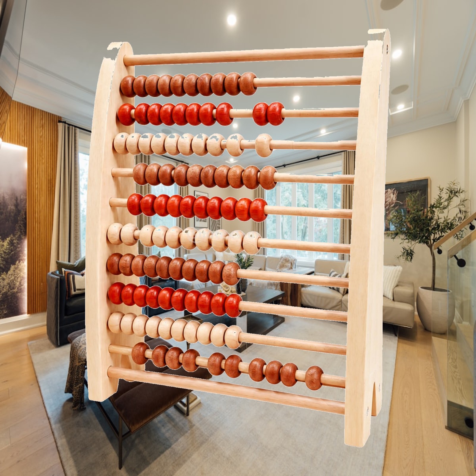 ลูกคิดไม้แบบตั้งพื้น พร้อมลูกป - Abacus Counting Bead บทวิจารณ์และราคา